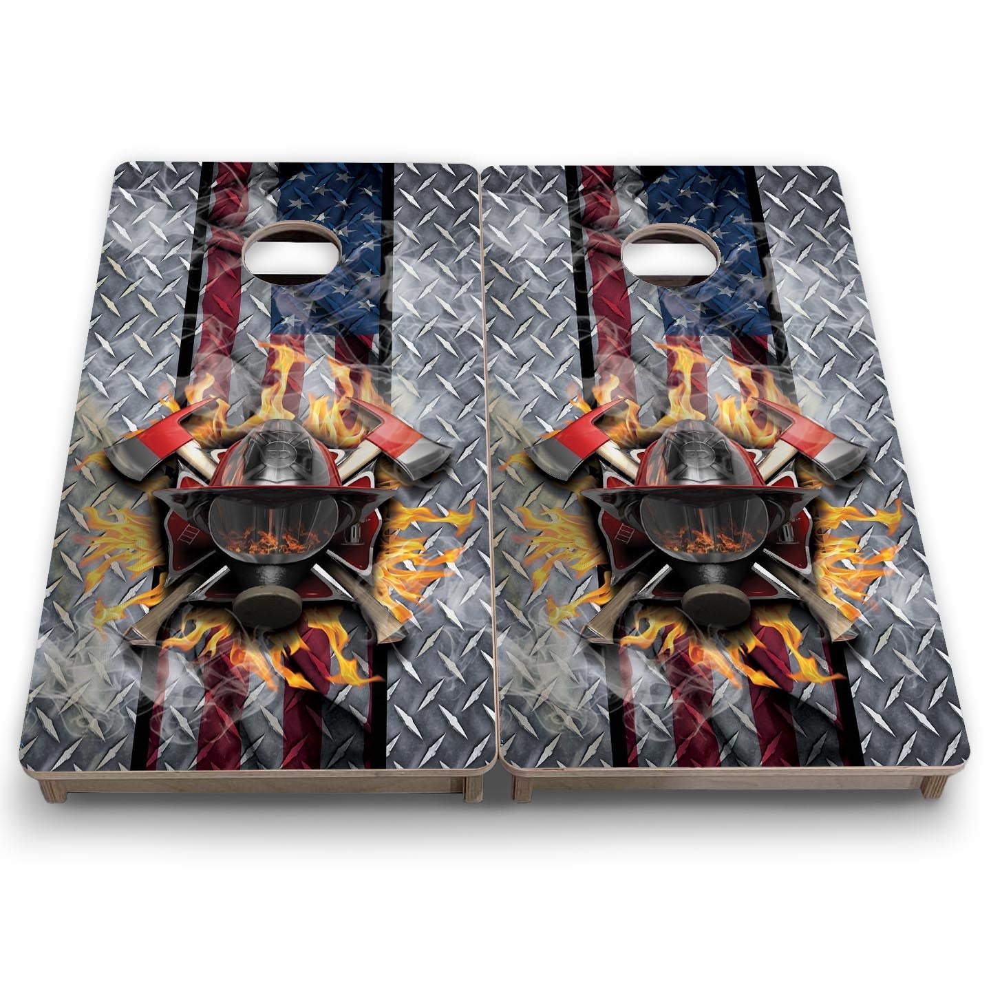Firefighter - Mini or Vacation Size Cornhole Boards