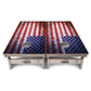 Weathered Flag Cornhole Boards – Tournament Series
