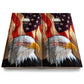 Eagle Flag Cornhole Boards - Backyard Series