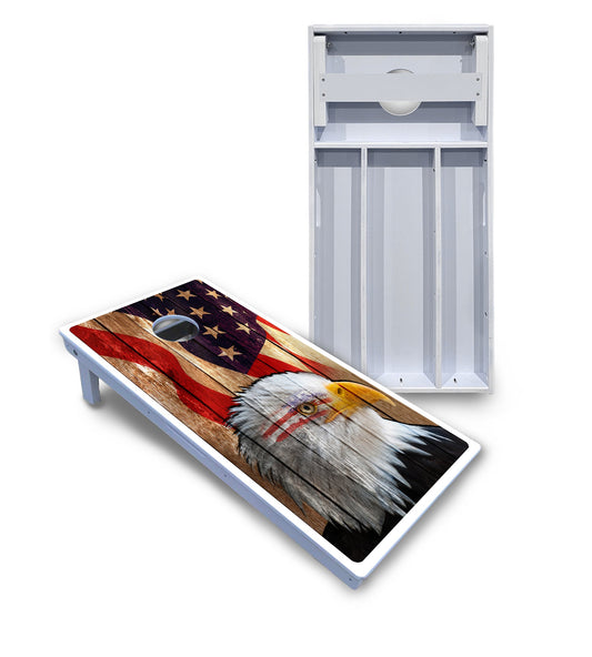 Wooden Eagle Cornhole Boards - All Weather Series