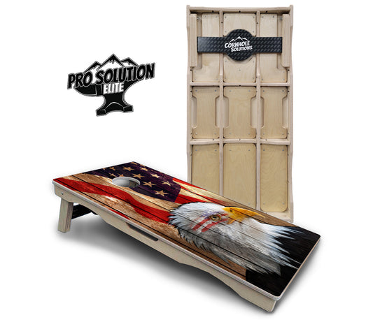 Wooden Eagle Cornhole Boards - Pro Solution Elite Series
