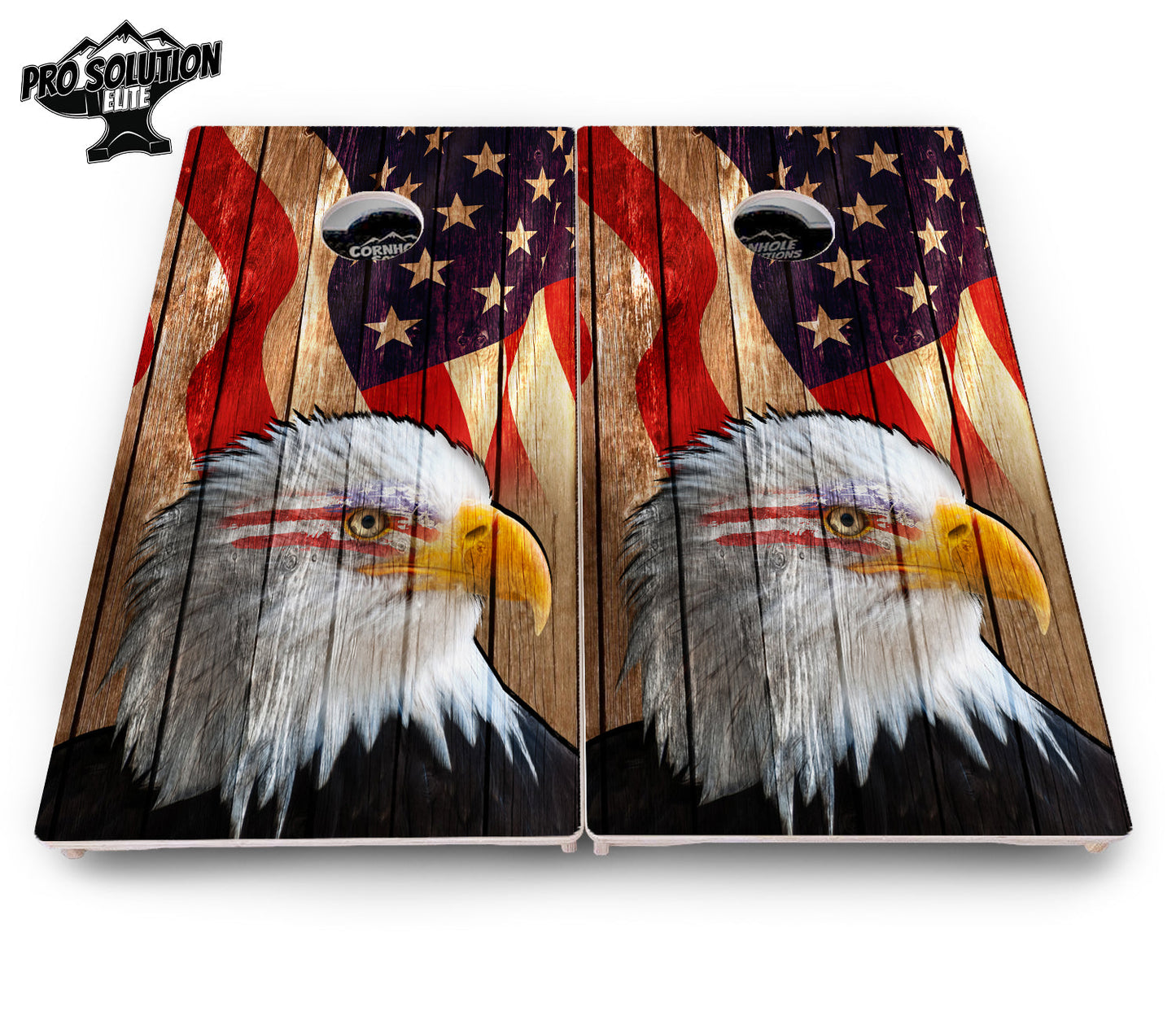 Wooden Eagle Cornhole Boards - Pro Solution Elite Series