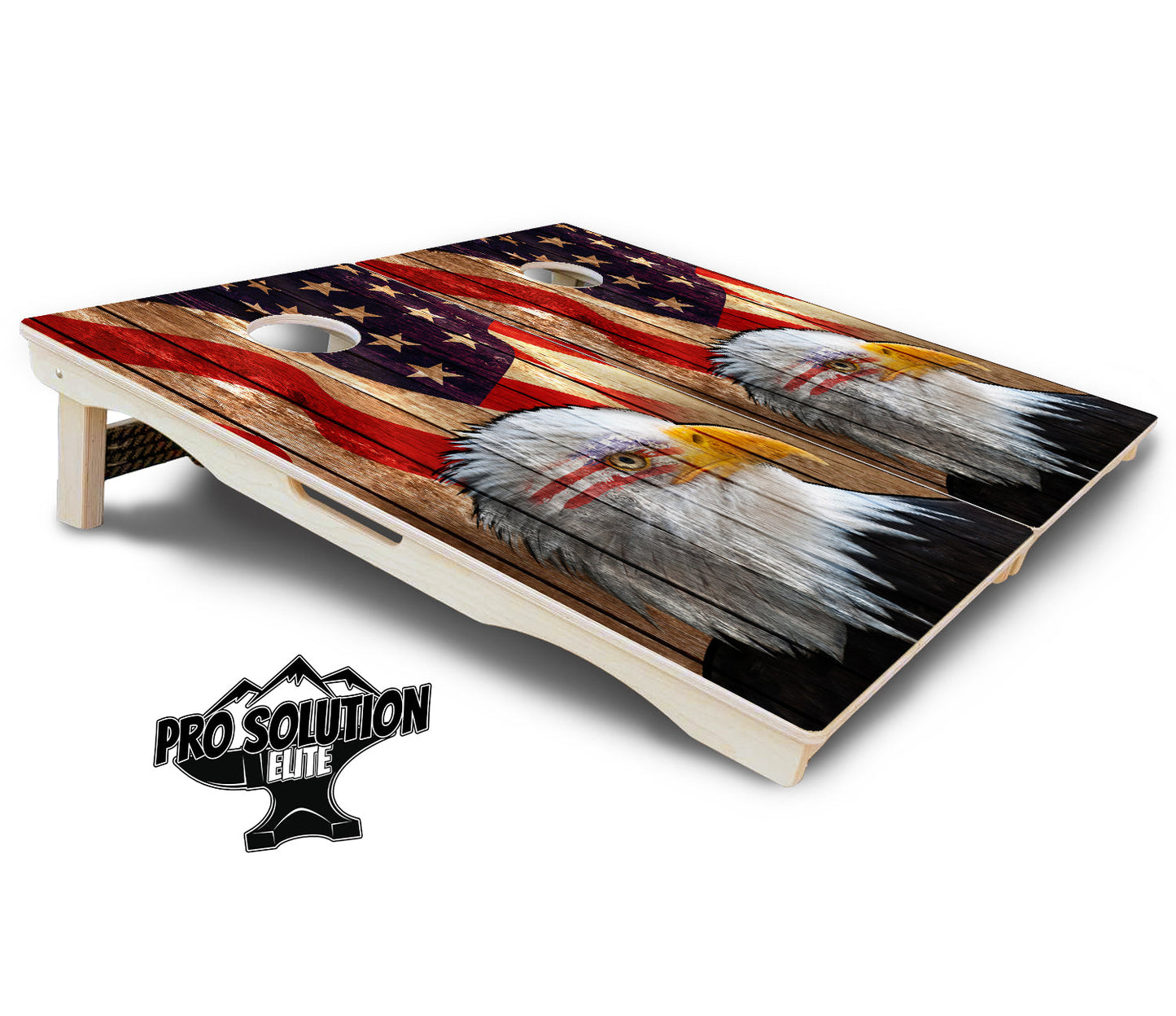 Wooden Eagle Cornhole Boards - Pro Solution Elite Series