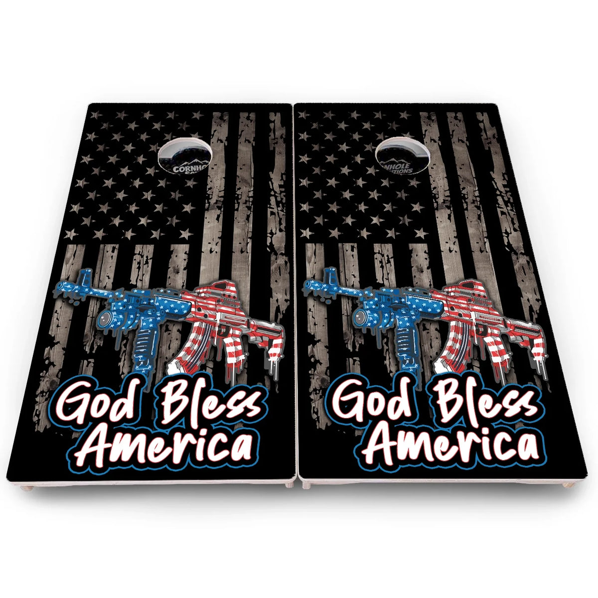 God Bless America Cornhole Boards – Pro Lite or Pro Elite