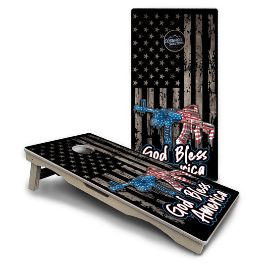 God Bless America Cornhole Boards – Pro Lite or Pro Elite