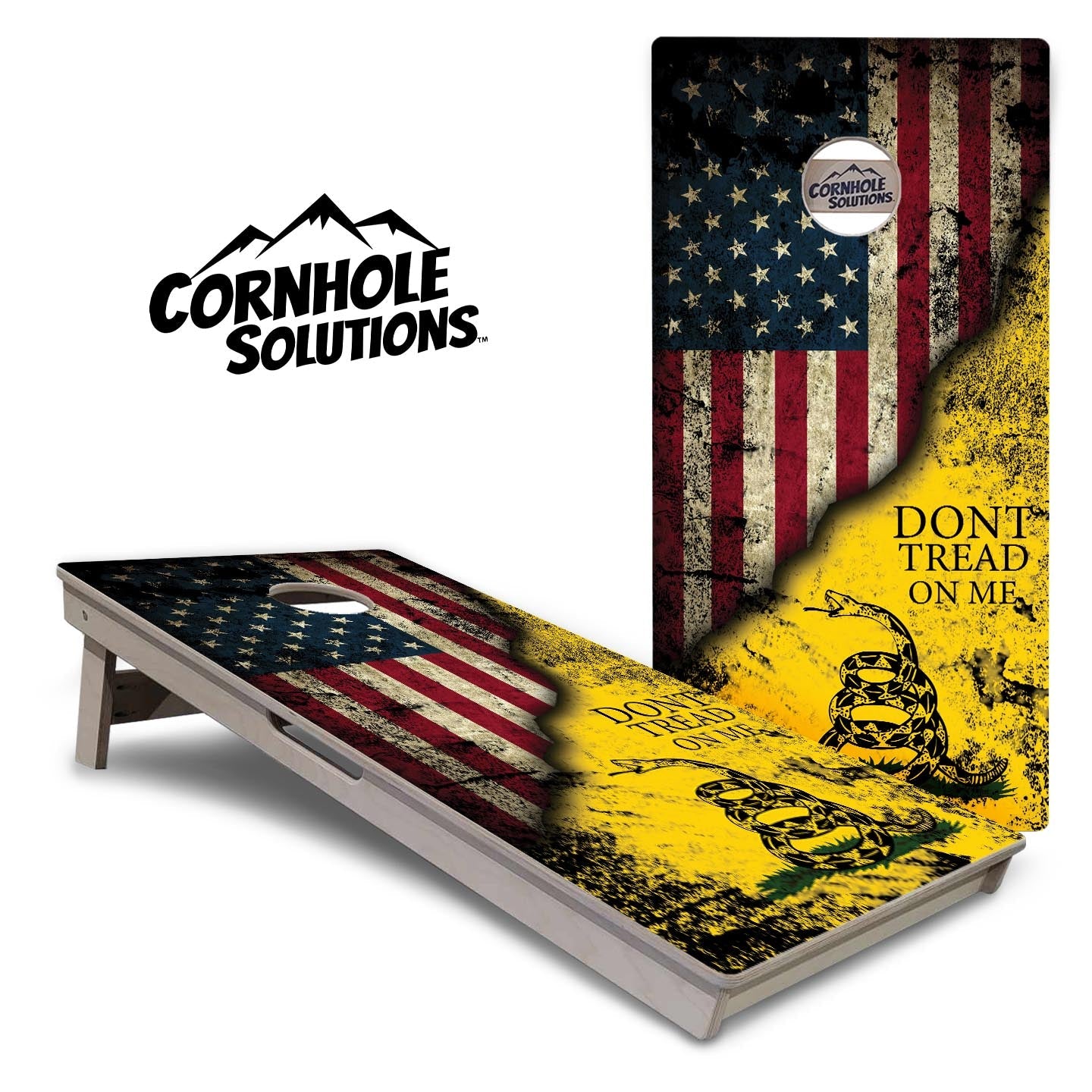 Don’t Tread on Me / We the People Cornhole Boards – Tournament Series