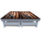 Rustic Wavy Flag Cornhole Boards - All Weather Series