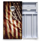 Rustic Wavy Flag Cornhole Boards - All Weather Series