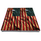 USA Wood Flag Color Cornhole Boards - All Weather Series