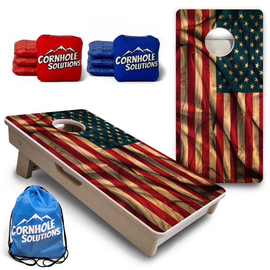 American Grain Wave - Mini or Vacation Size Cornhole Boards
