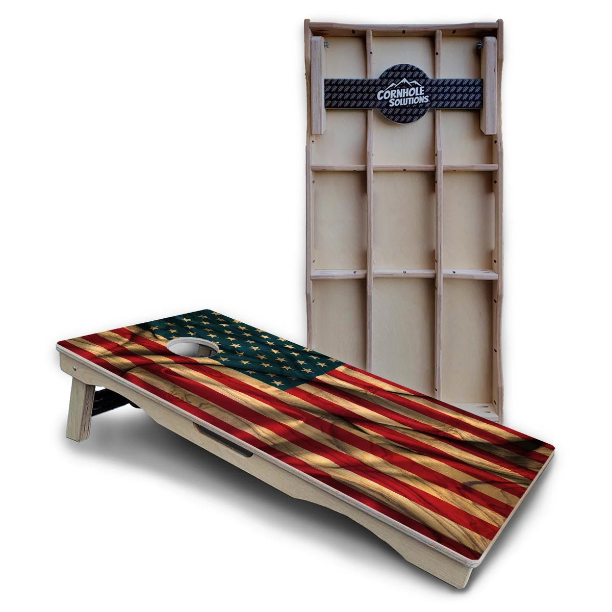 USA Flag Cornhole Boards – Pro Lite or Pro Elite