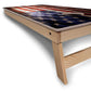 Wavy Flag Cornhole Boards - Backyard Series