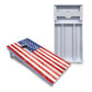Whitewash Flag Cornhole Boards - All Weather Series