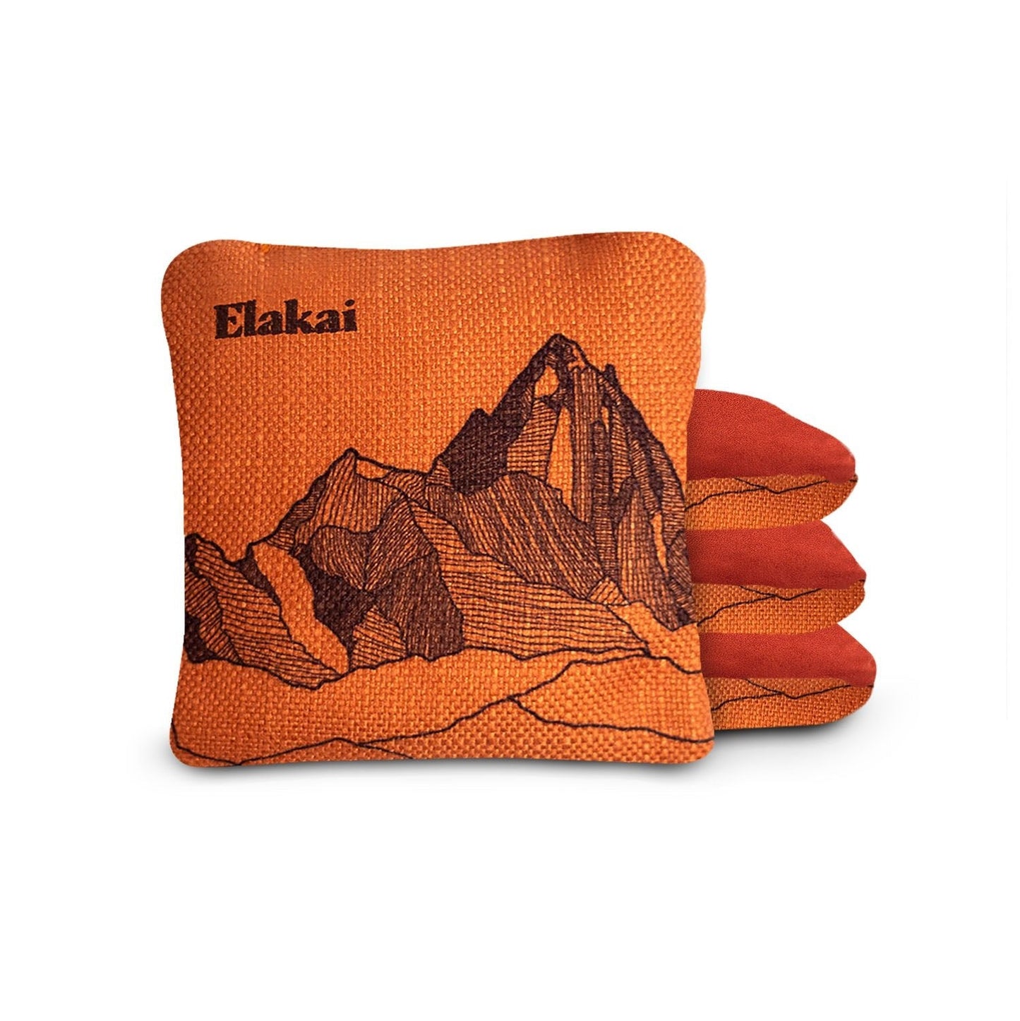 6-in Dual-Sided Cornhole Bags | Mt. Elakai Design Collection