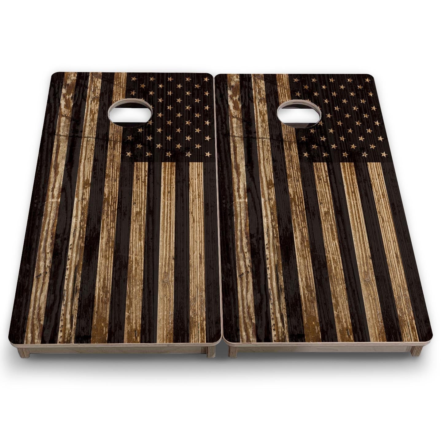 Wood Flag - Mini or Vacation Size Cornhole Boards