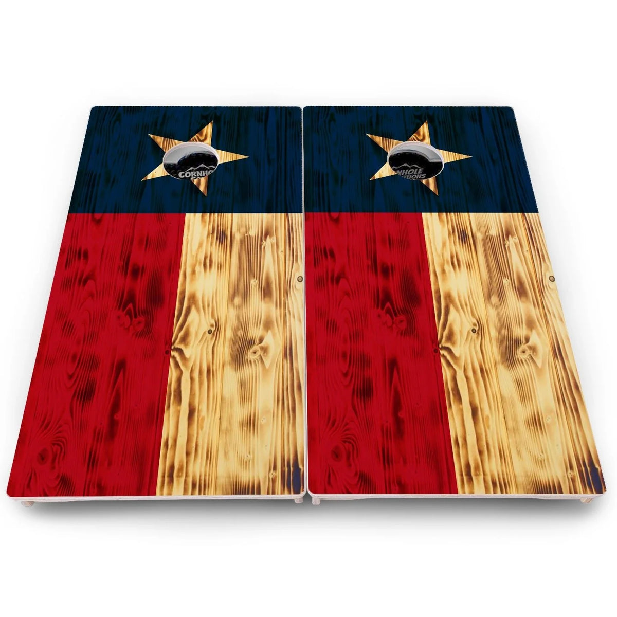 Rustic Texas Flag Cornhole Boards – Pro Lite or Pro Elite