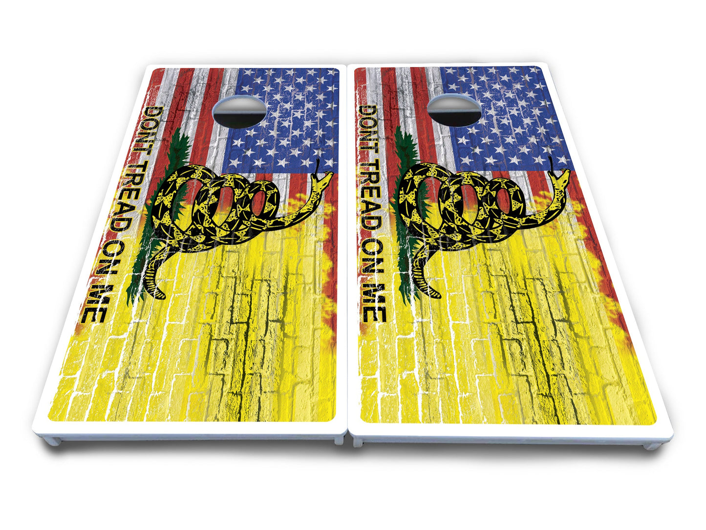 DTOM Flag 2 Cornhole Boards - All Weather Series