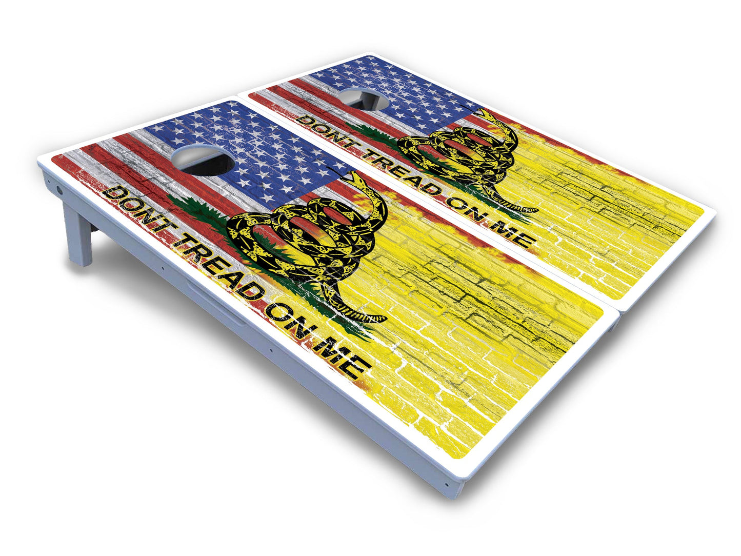 DTOM Flag 2 Cornhole Boards - All Weather Series