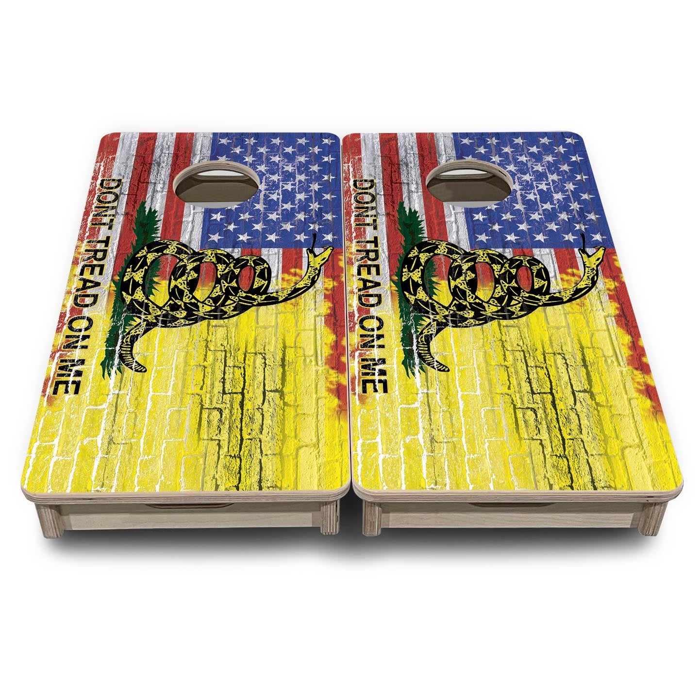 DTOM Yellow Brick - Mini or Vacation Size Cornhole Boards