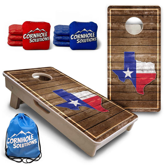 Texas Wood Panel - Mini or Vacation Size Cornhole Boards