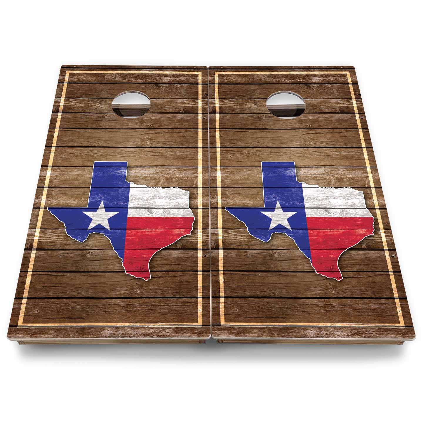 Texas Themed Cornhole Boards - Backyard Series