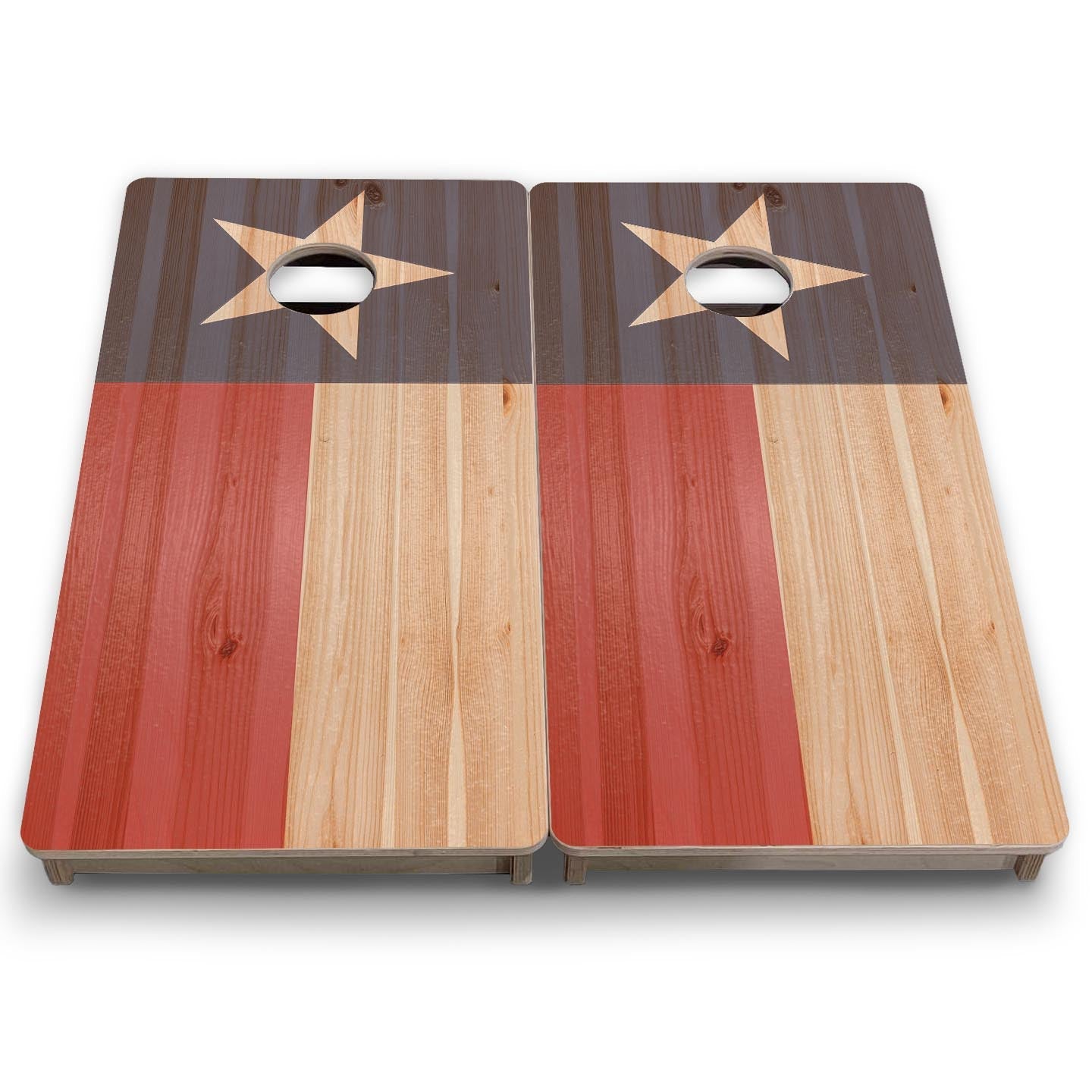 Faded Texas Flag - Mini or Vacation Size Cornhole Boards