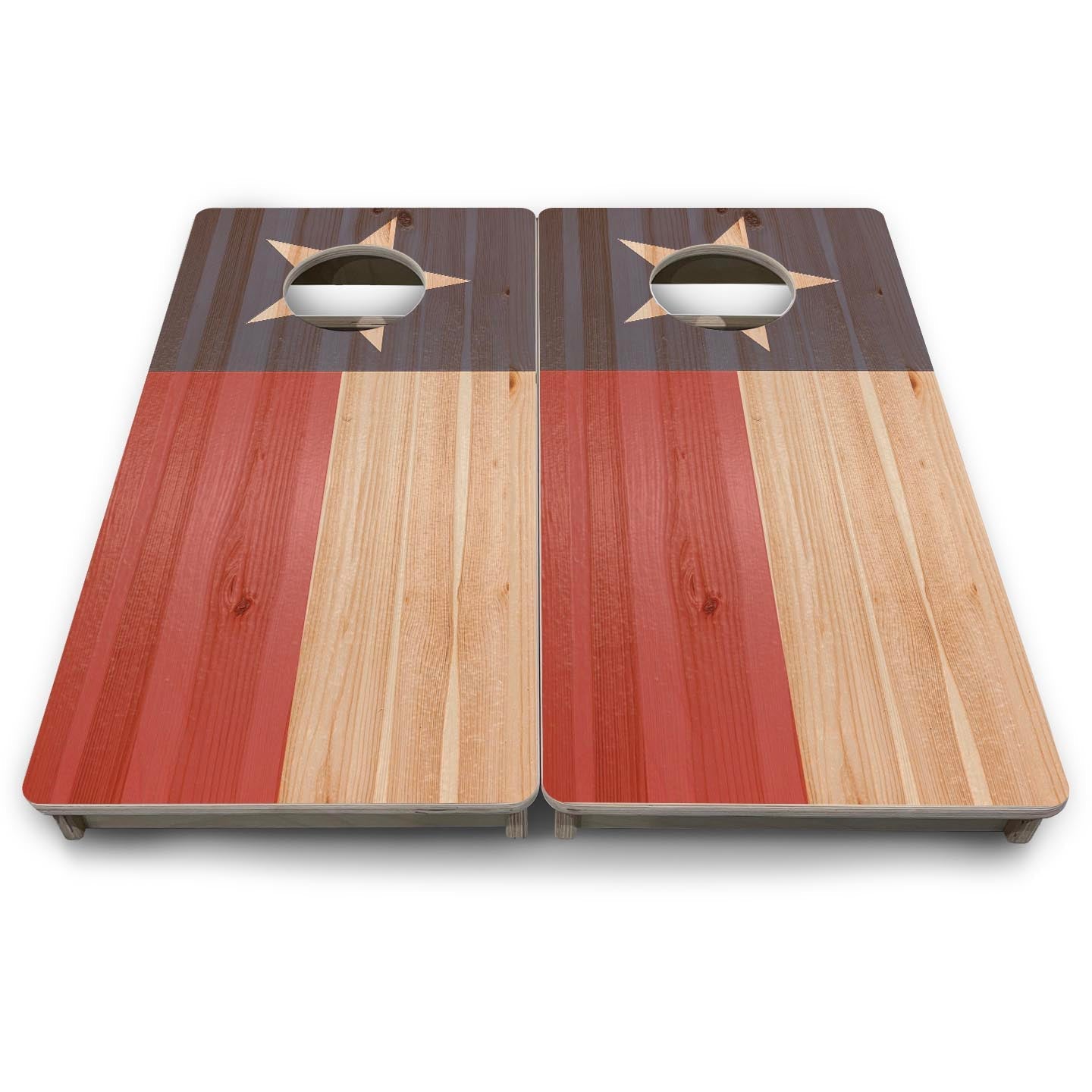 Faded Texas Flag - Mini or Vacation Size Cornhole Boards