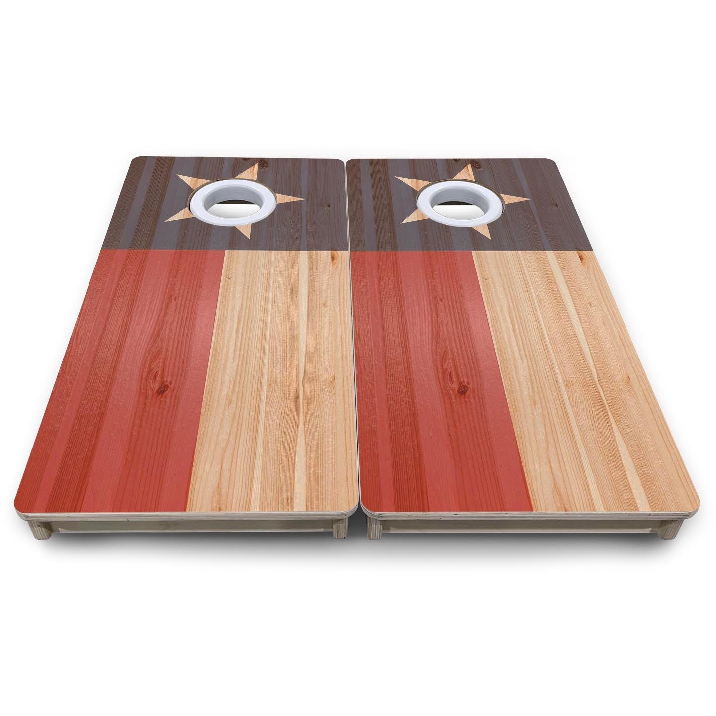 Faded Texas Flag - Mini or Vacation Size Cornhole Boards