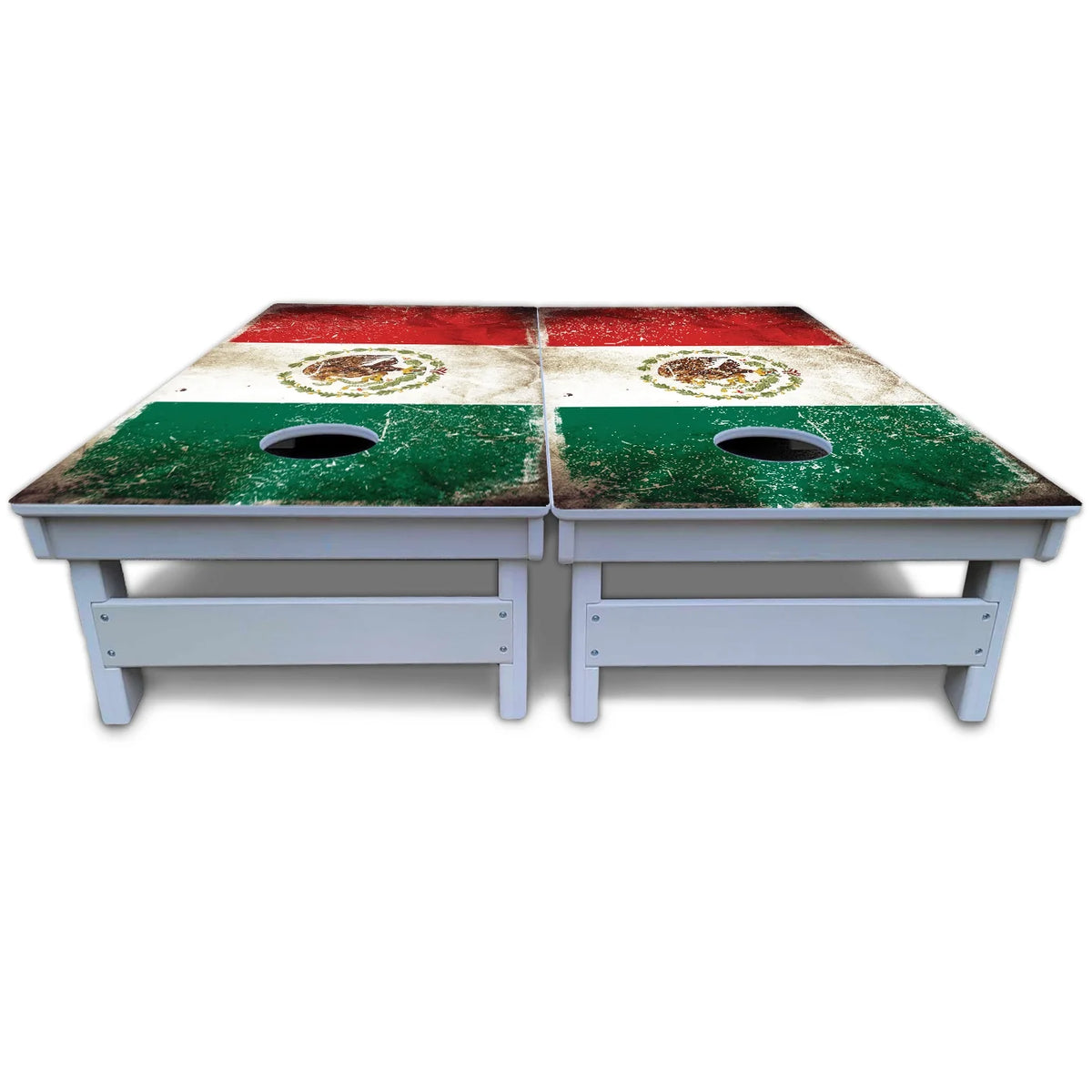 Mexico Flag Cornhole Boards - All Weather Series