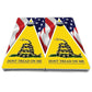 DTOM Yellow Triangle Cornhole Boards - All Weather Series