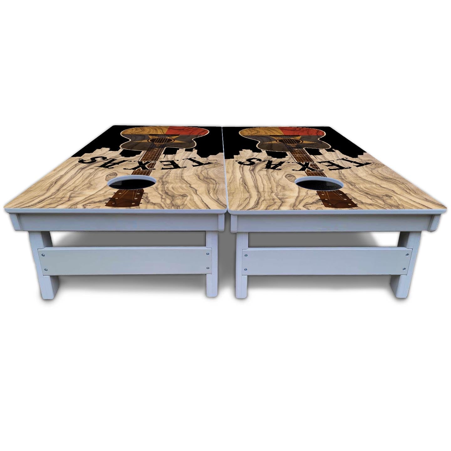 Texas Guitar Cornhole Boards - All Weather Series