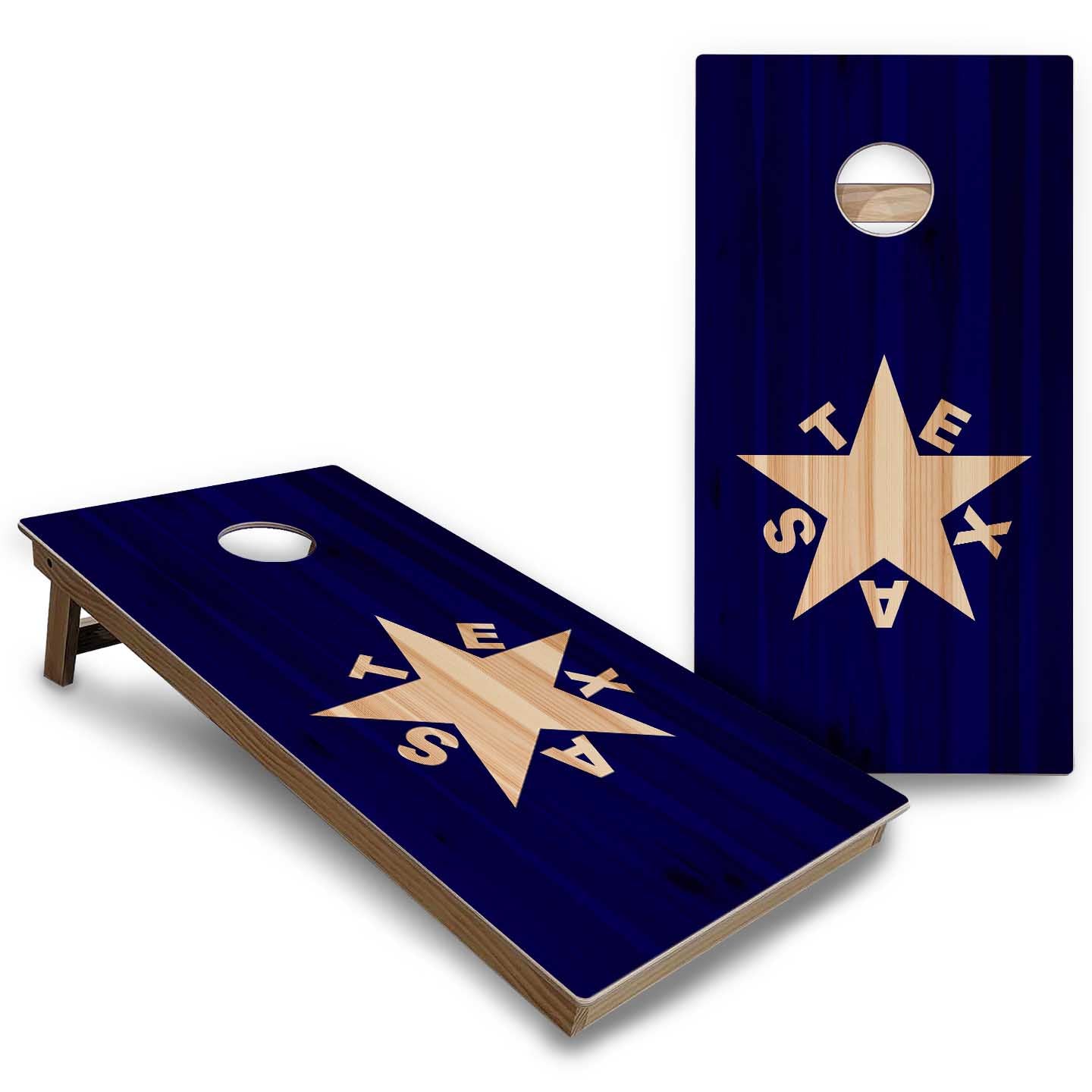 Texas Themed Cornhole Boards - Backyard Series