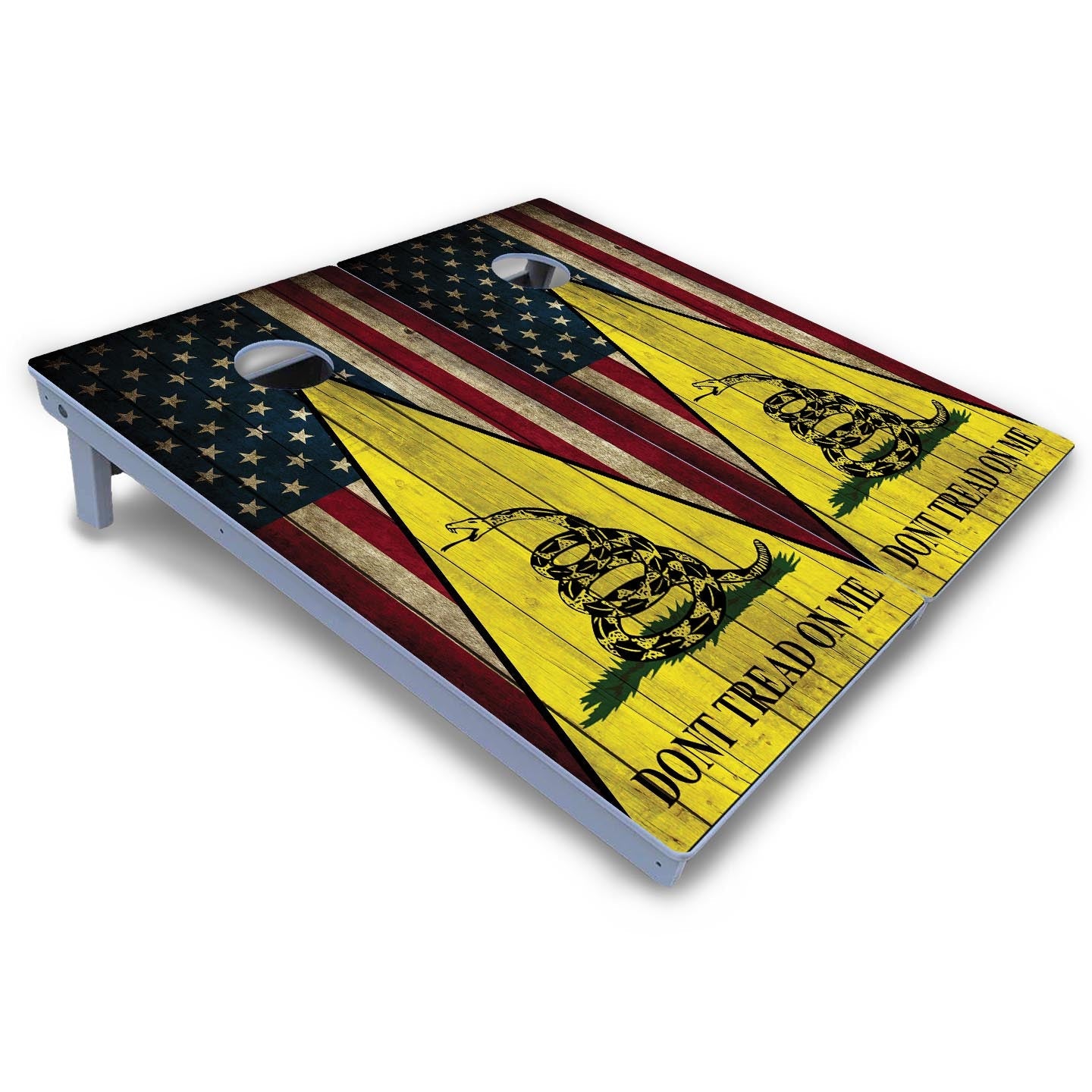 DTOM Rustic Triangle Cornhole Boards - All Weather Series