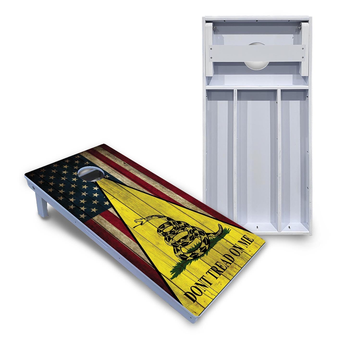 DTOM Rustic Triangle Cornhole Boards - All Weather Series