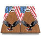 Eagle Flag Cornhole Boards - Backyard Series