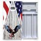 Eagle Triangle Whitewash Cornhole Boards - All Weather Series