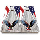 Eagle Flag Cornhole Boards - Backyard Series