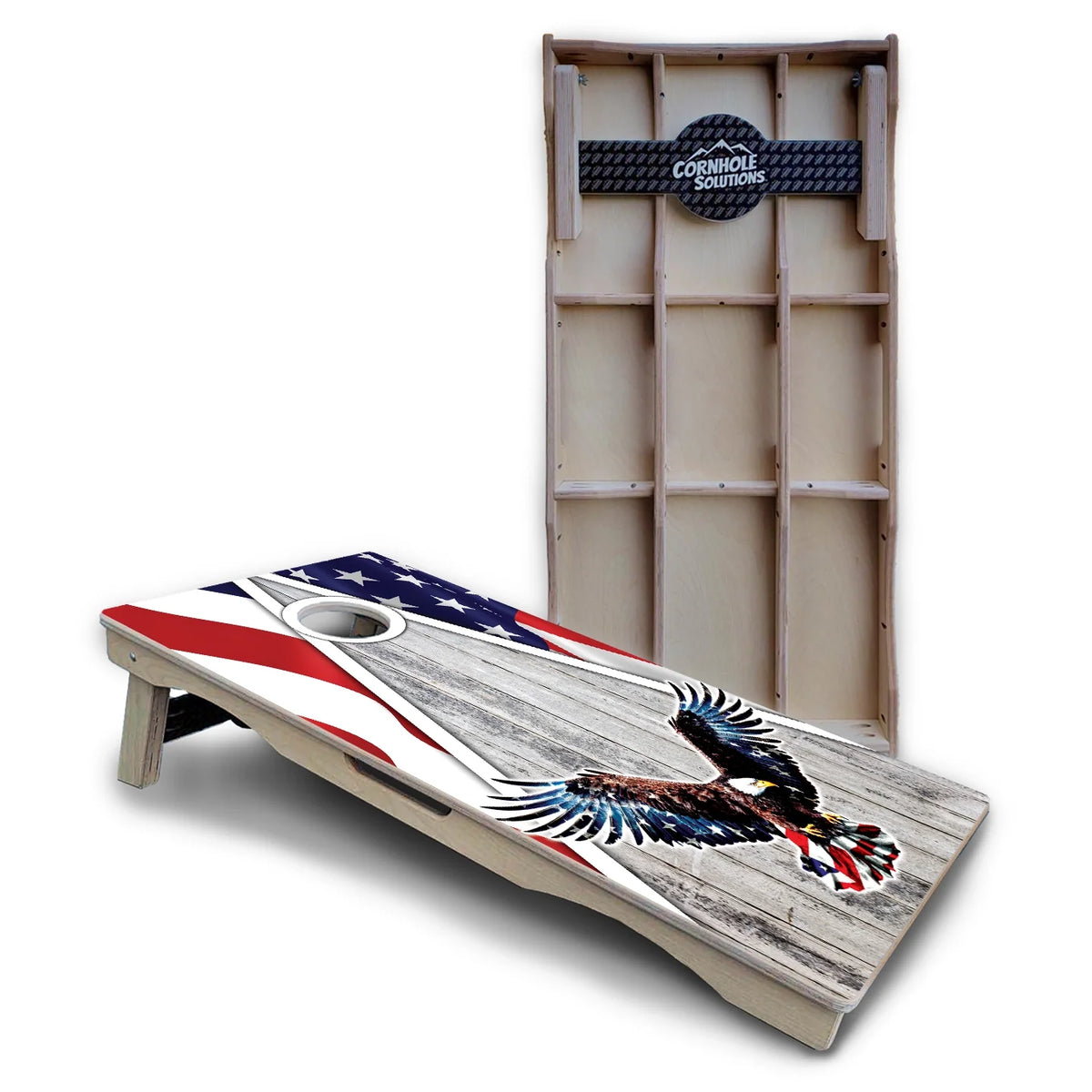 Eagle Flag Cornhole Boards – Pro Lite or Pro Elite