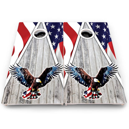 Eagle Flag Cornhole Boards – Pro Lite or Pro Elite