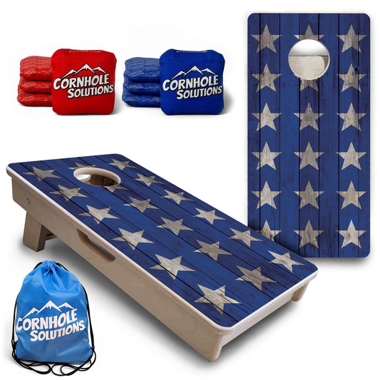 Large Colorful Stars - Mini or Vacation Size Cornhole Boards