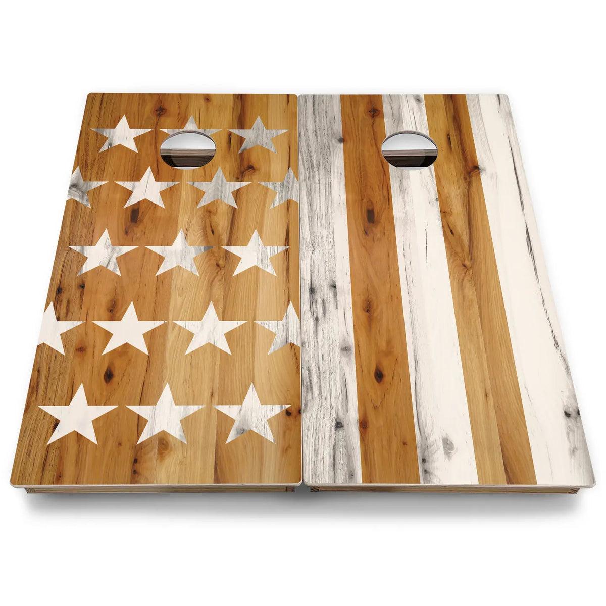 Large Stars & Stripes Cornhole Boards - Backyard Series