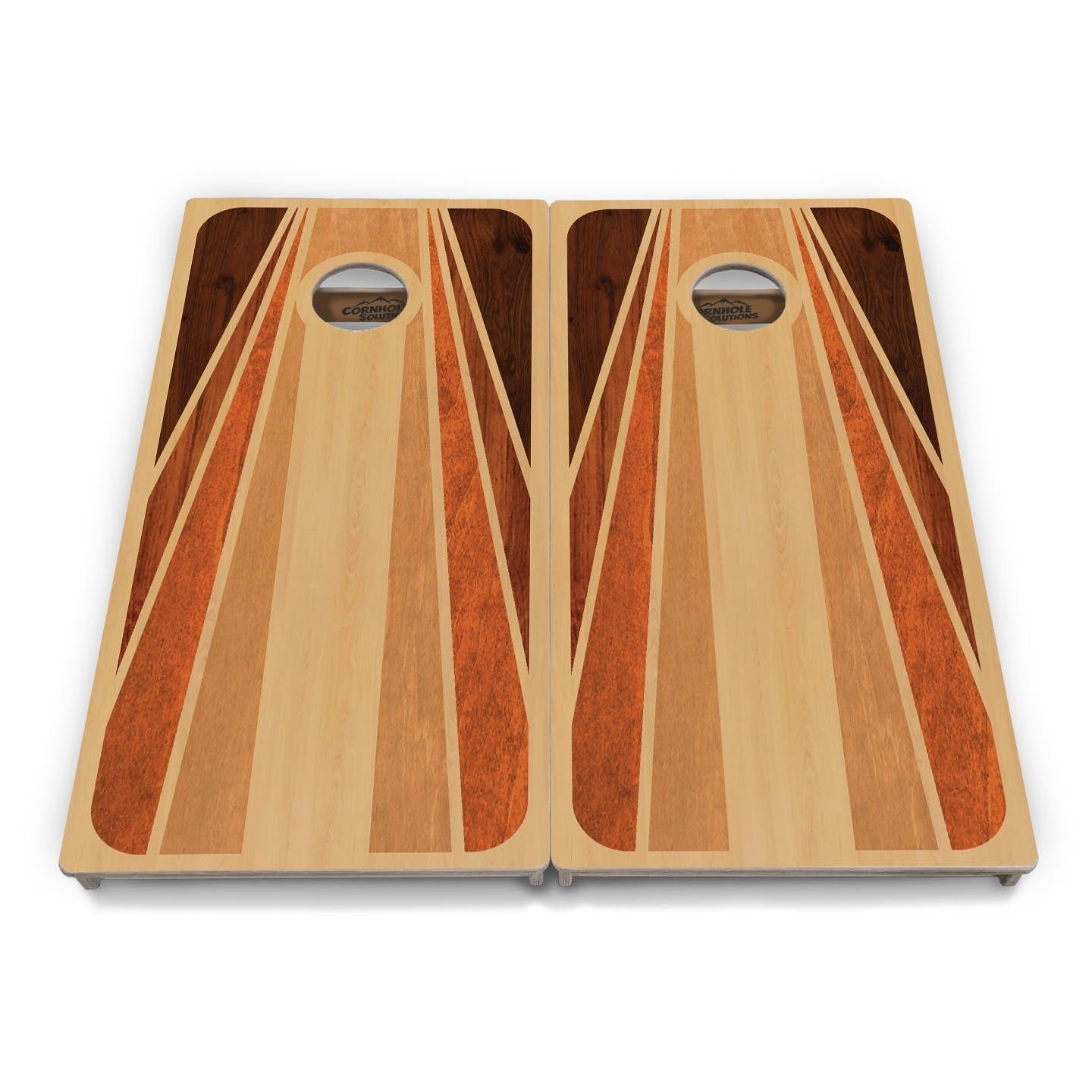 Retro Wood Cornhole Boards - Professional Tournament Series - Free Shipping!