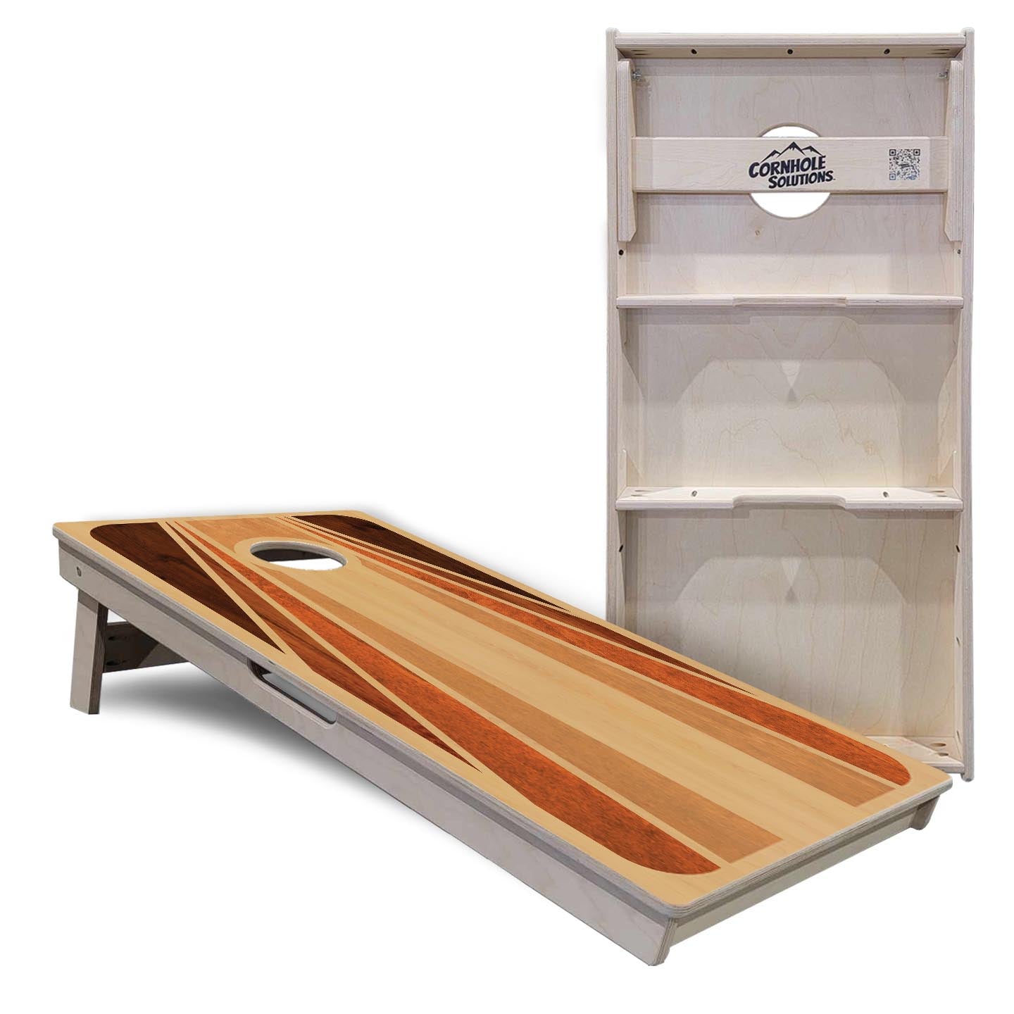 Retro Wood Cornhole Boards - Professional Tournament Series - Free Shipping!