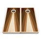 Retro Wood Triangle Cornhole Boards – Tournament Series