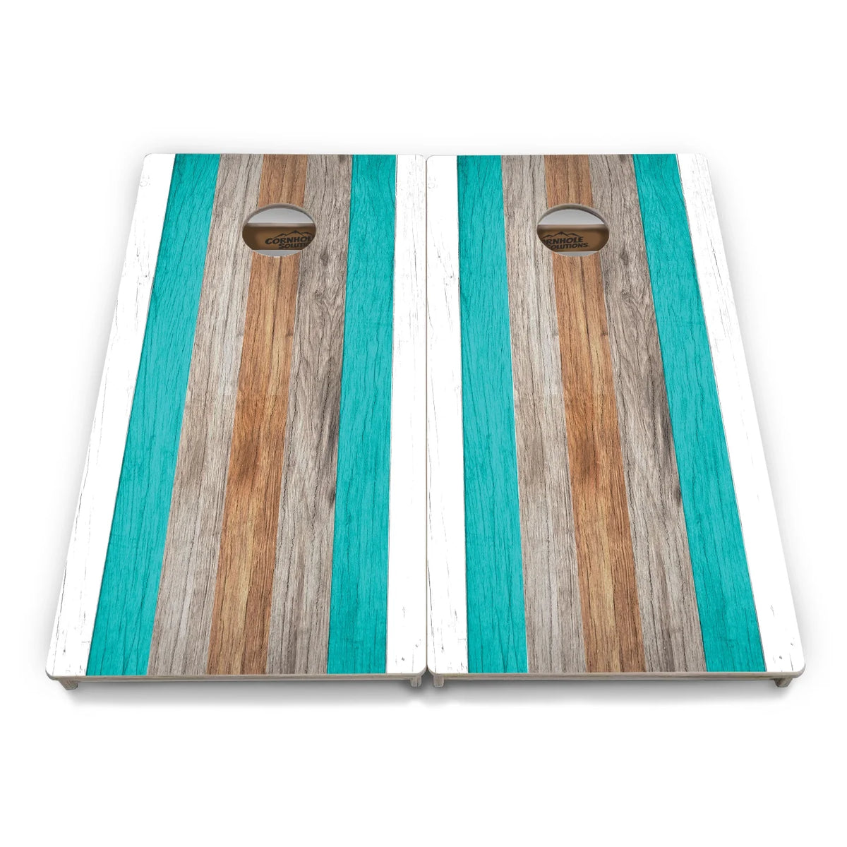 Beach Stripe Cornhole Boards – Tournament Series