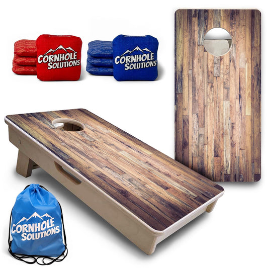 Barnwood Planks - Mini or Vacation Sized Cornhole Boards