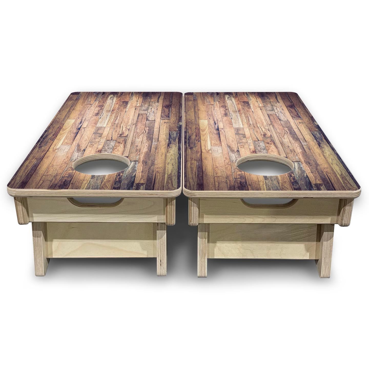 Barnwood Planks - Mini or Vacation Sized Cornhole Boards