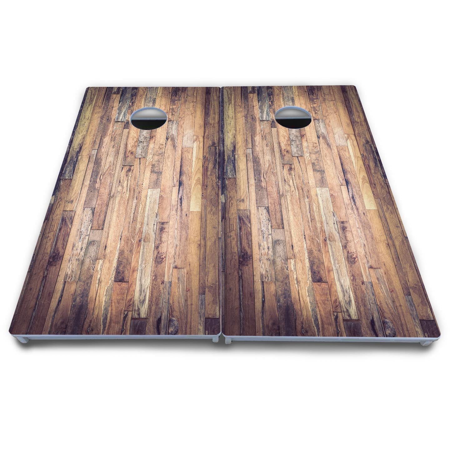 Barnwood Planks Cornhole Boards - All Weather Series