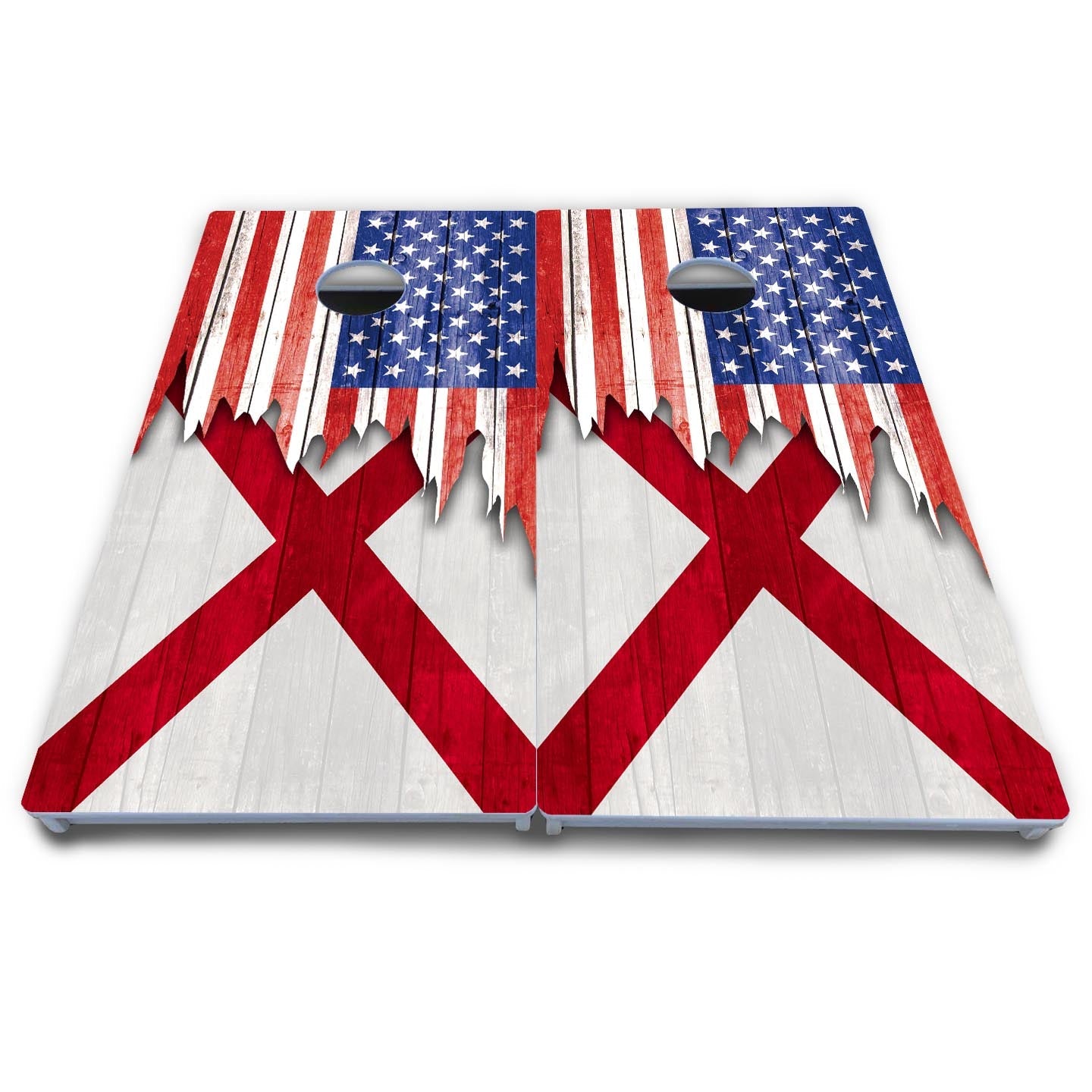 State Flag Designs Alabama to Georgia Cornhole Boards - All Weather Series