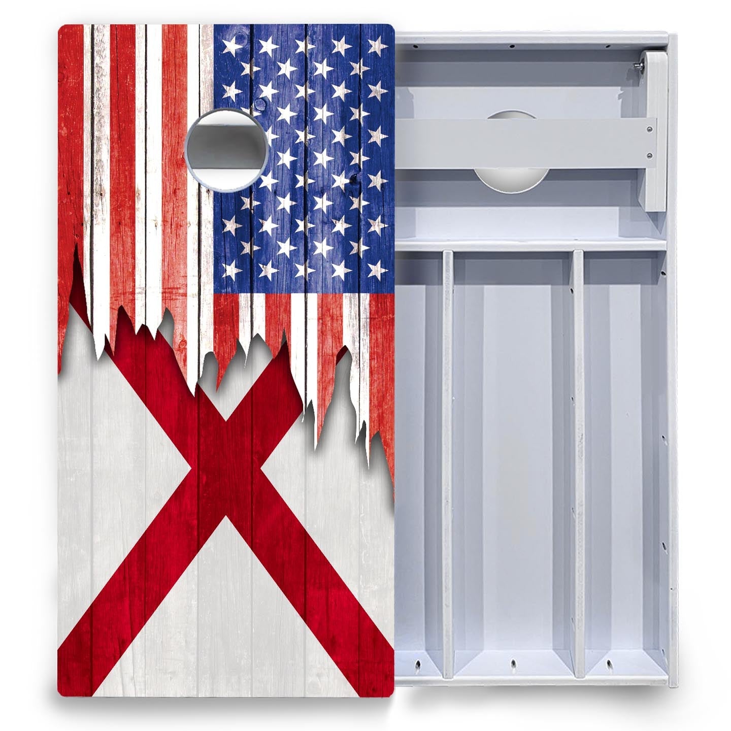State Flag Designs Alabama to Georgia Cornhole Boards - All Weather Series